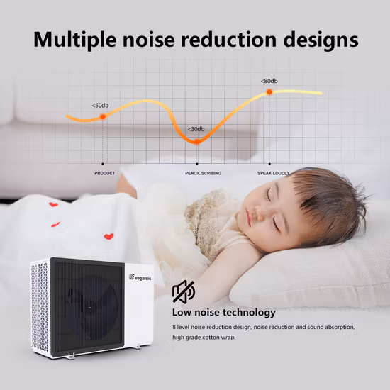 Popular Air to Water Heat Pump for Home Heating and Cooling Inverter 220V